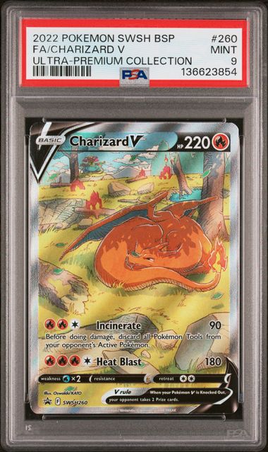 Charizard V 2022 Pokemon UPC Promo #260 PSA 9