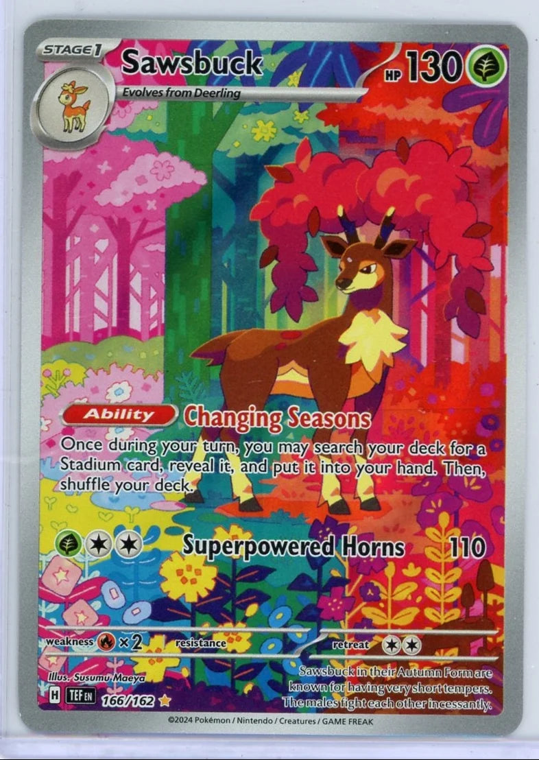 Sawsbuck Pokémon Temporal Forces #166/162