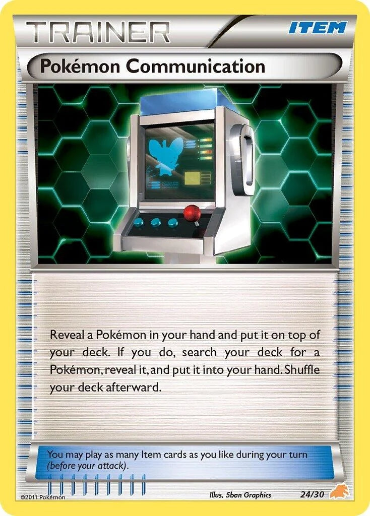 Pokemon Communication (Excadrill) (24/30) (BW Trainer Kit: Excadrill & Zoroark) (BLW)