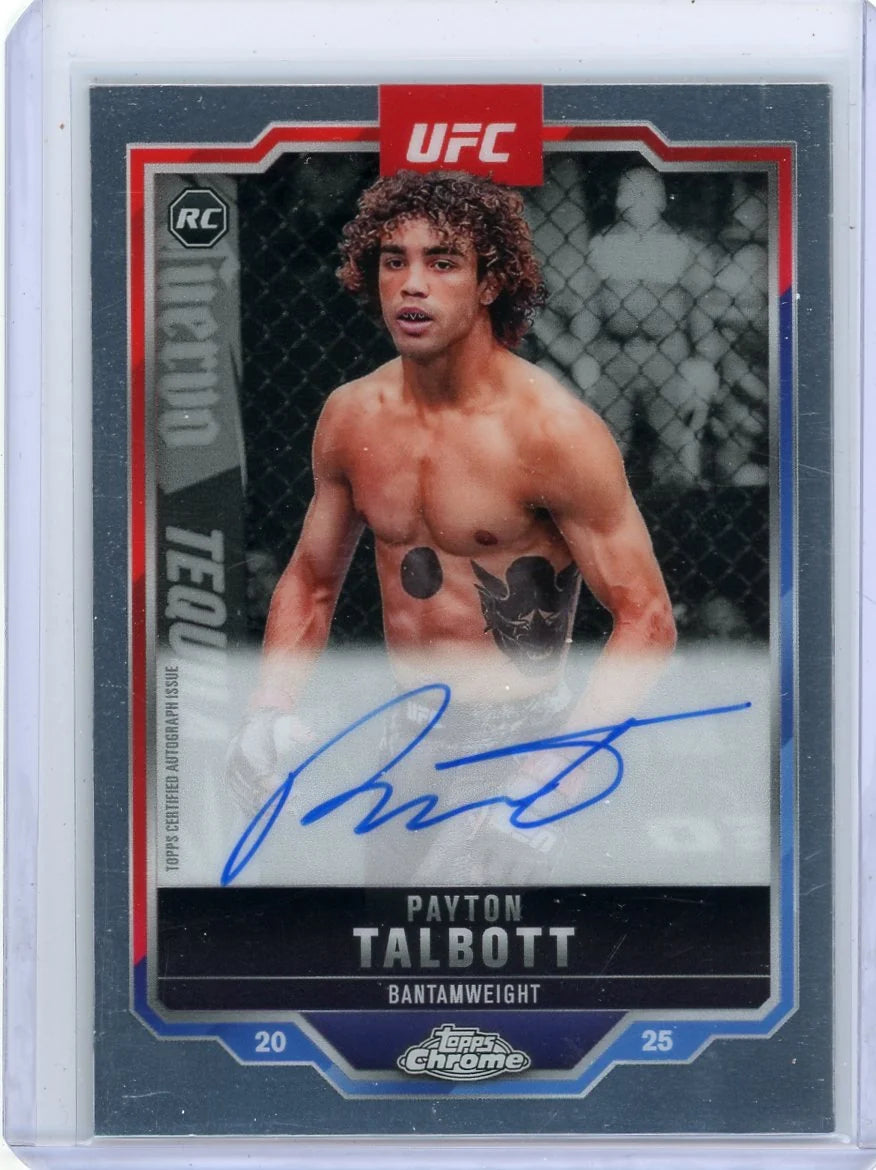 Payton Talbot 2025 Topps Chrome Rookie Autograph