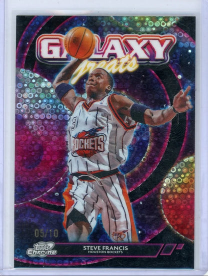 Steve Francis 2025-26 Topps Cosmic Galaxy Greats #'d 5/10