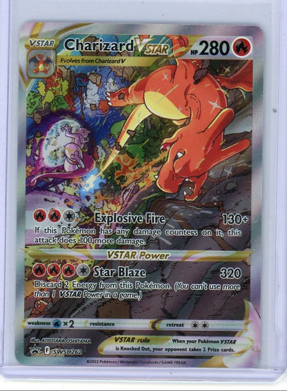 Charizard Vstar Pokémon Black Star Promo #SWSH262