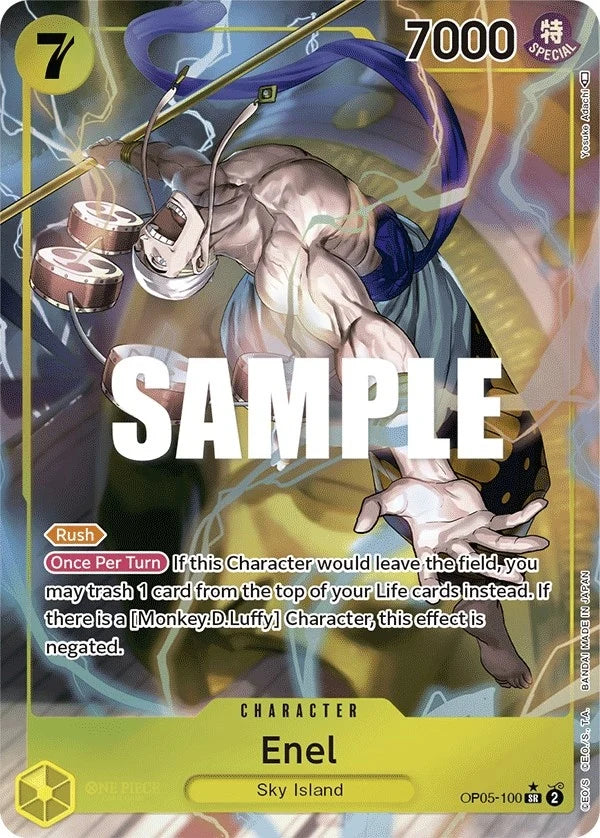 Enel (100) (Alternate Art) (OP05-100) (Awakening of the New Era) (OP05)