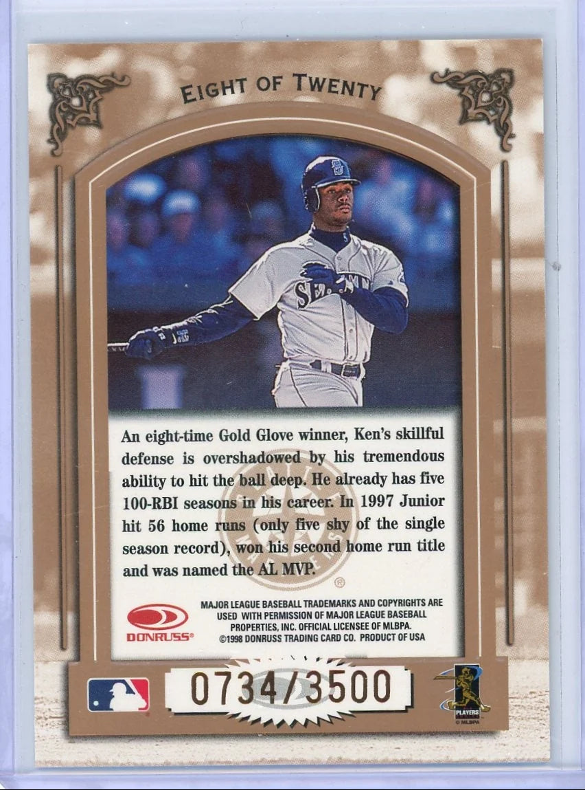 Ken Griffey Jr. 1998 Donruss Heading for the Hall #'d 0734/3500
