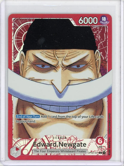 Edward Newgate One Piece Paramount War Alt. Art OP02-001