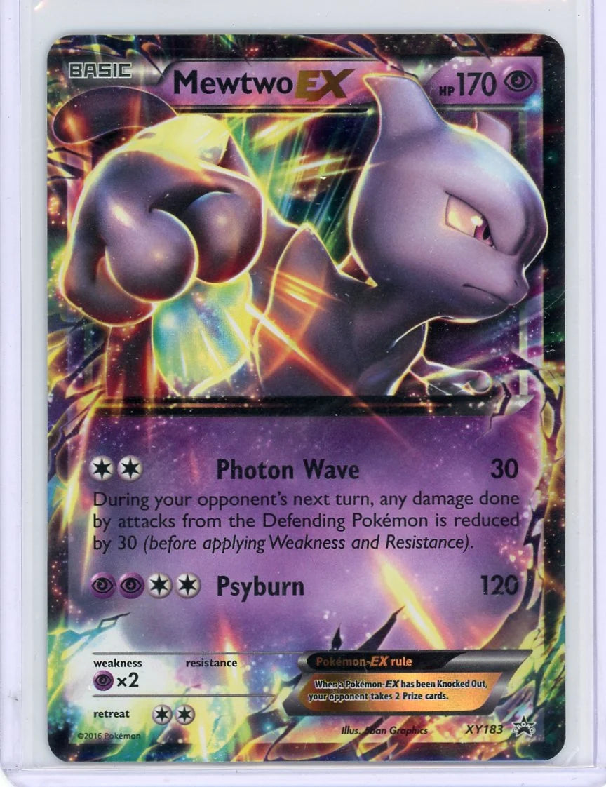 Mewtwo EX Pokémon XY Black Star Promo #XY183