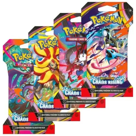 Pokémon Mega Evolutions Chaos Rising Sleeved Booster Pack