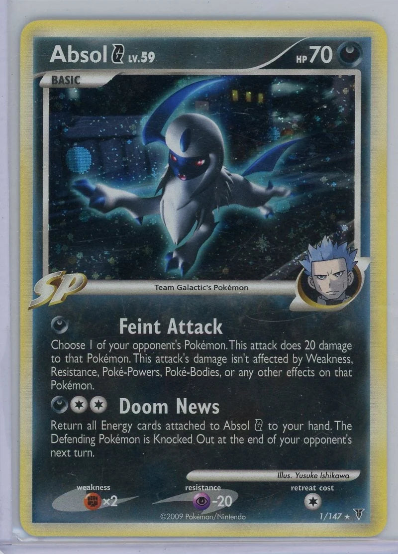 Absol Lv. 59 2009 Pokémon Supreme Victors holo #1/147