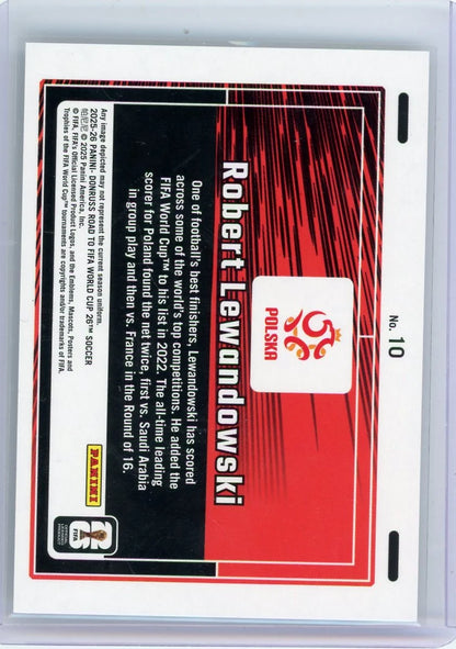 Robert Lewandowski 2025-26 Panini Donruss Road to FIFA World Cup Animation SP