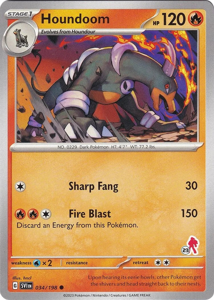 Houndoom - Armarouge 23 (034/198) (Battle Academy 2024) (BA24)