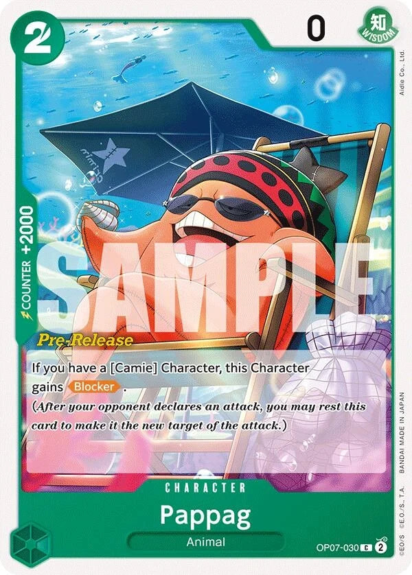 Pappag (OP07-030) (500 Years in the Future Pre-Release Cards) (OP07 PRE)
