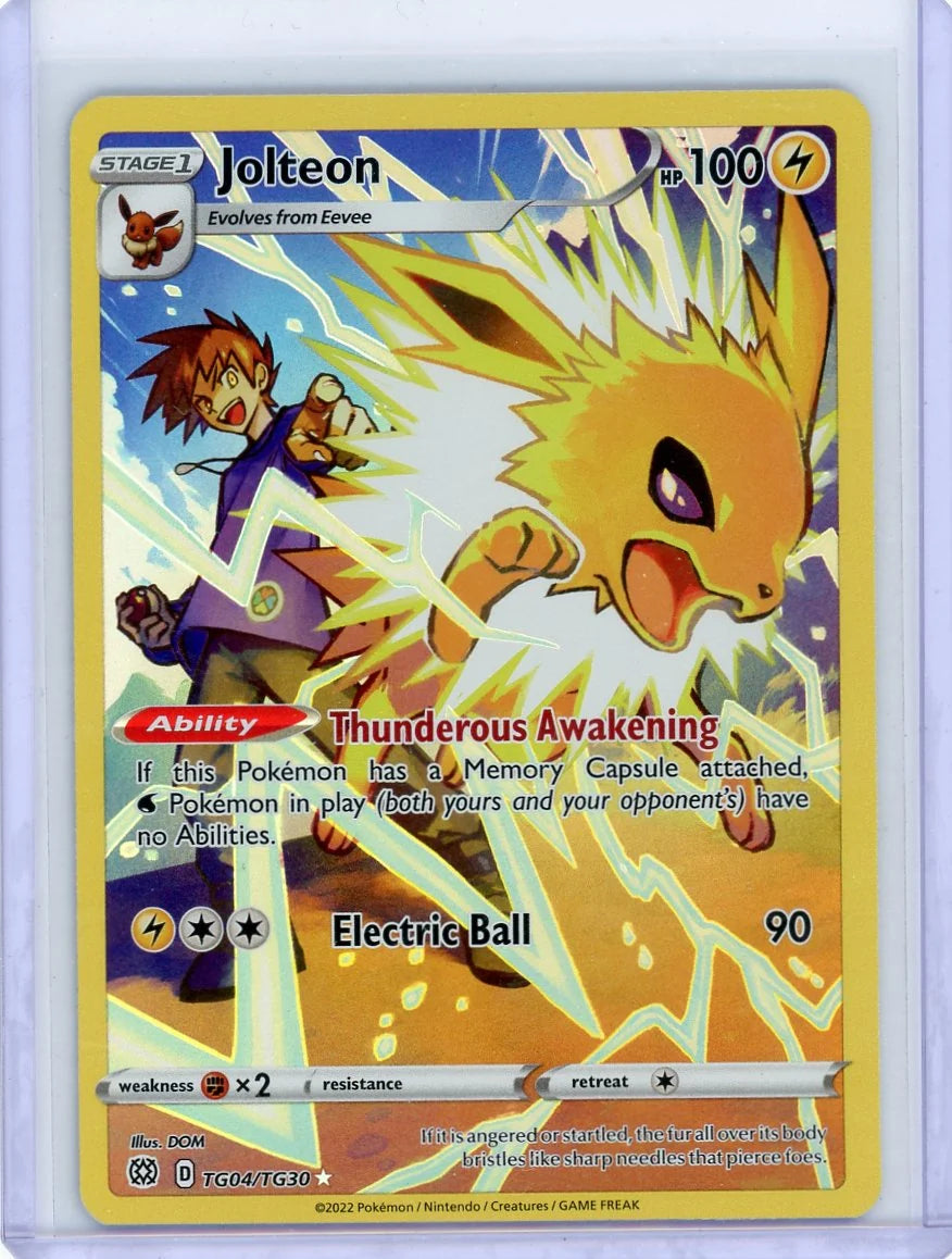 Jolteon Pokemon Brilliant Stars Ultra Rare #TG04/TG30