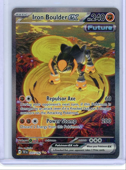 Iron Boulder ex Pokémon Temporal Forces Special Illustration Rare #207/162