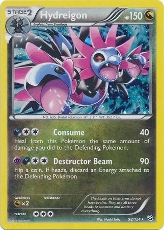 Hydreigon - 98/124 (Cosmos Holo) (098/124) (Blister Exclusives) (BLE)
