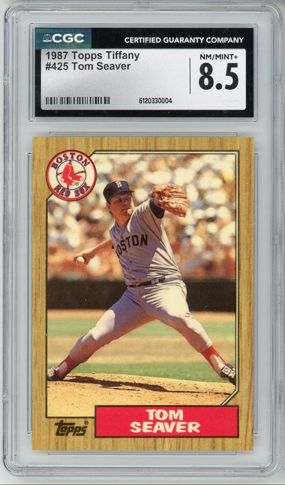Tom Seaver 1987 Topps Tiffany CGC 8.5