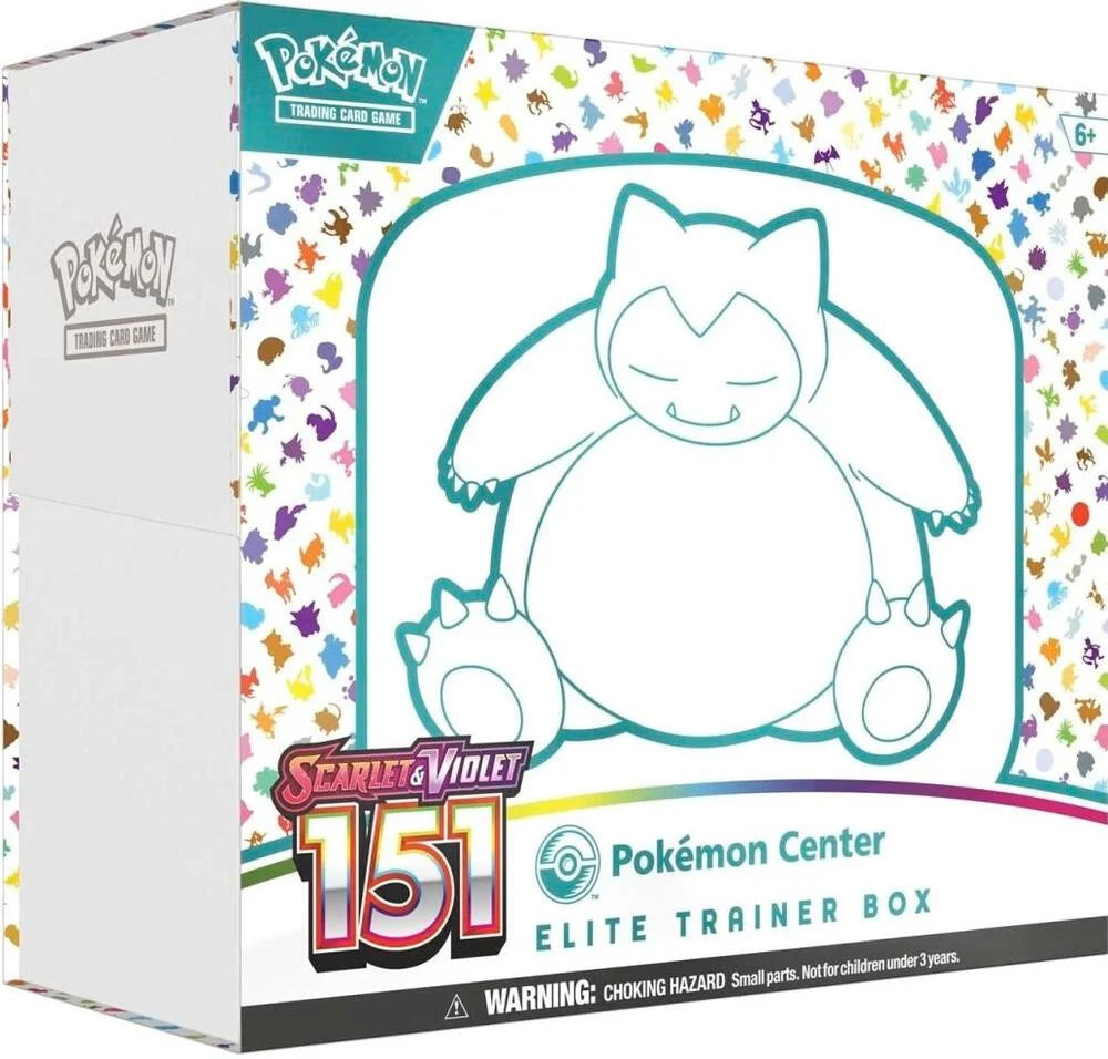 Pokemon Scarlet & Violet 151 Pokémon Center Elite Trainer 4 Box Case