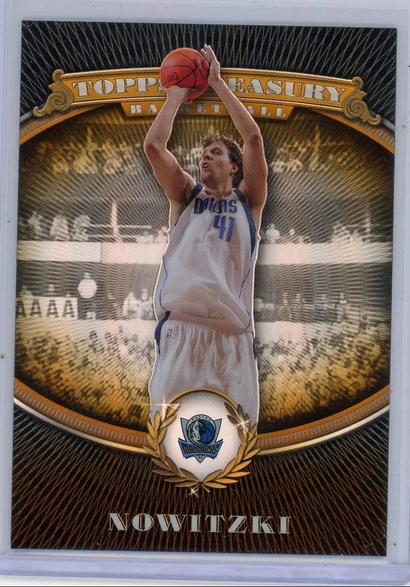 Dirk Nowitzki 2008 Topps Treasury refractor #'d 269/999