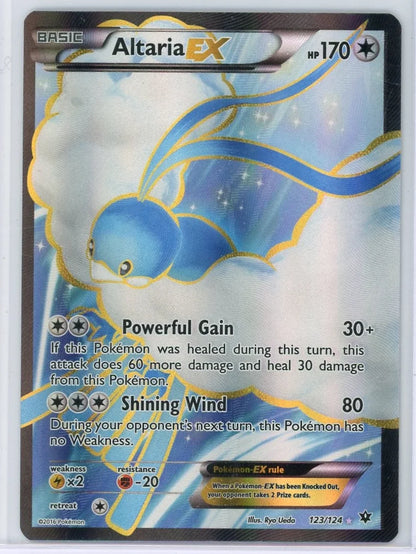 Altaria EX 2016 Pokemon Fates Collide Full Art #123/124 LP