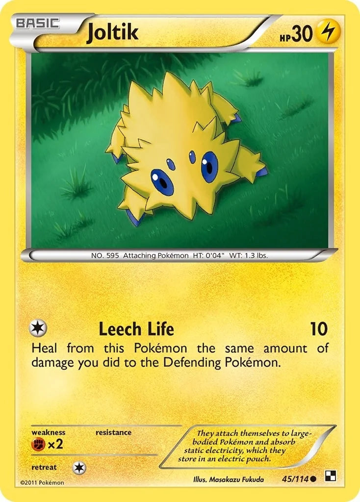 Joltik (45) (45/114) (Black and White) (BLW)