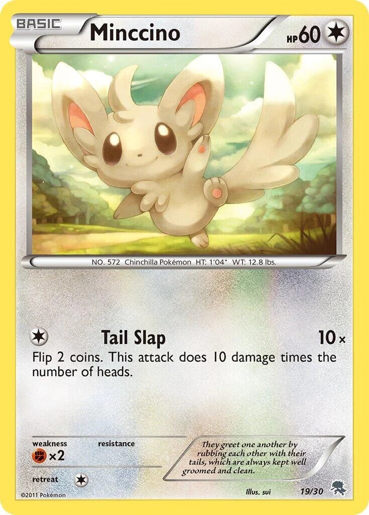 Minccino (#19) (19/30) (BW Trainer Kit: Excadrill & Zoroark) (BLW)