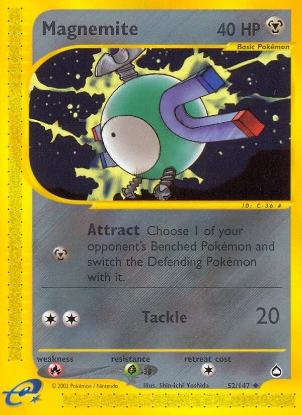 Magnemite (52) (052/147) (Aquapolis) (AQ)