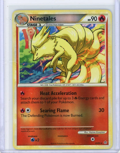 Ninetales 2010 Pokemon Unleashed reverse holo #20/95 LP