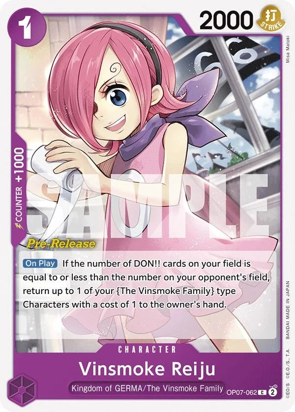 Vinsmoke Reiju (OP07-062) (500 Years in the Future Pre-Release Cards) (OP07 PRE)