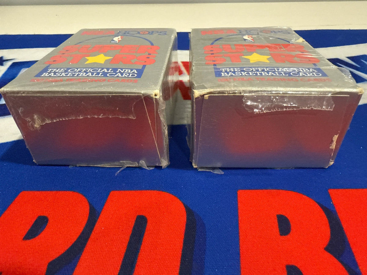 1990 NBA Hoops Super Stars 100-card Box Set (sealed but not in-tact)