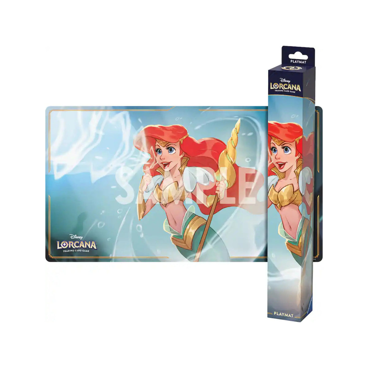 Disney Lorcana Winterspell Ariel, Sonic Warrior Playmat