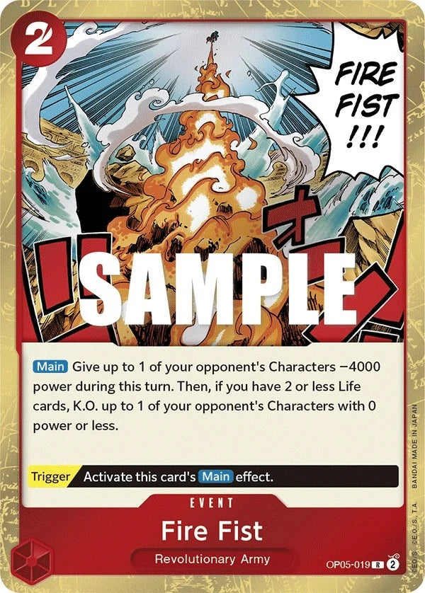 Fire Fist (OP05-019) (Awakening of the New Era) (OP05)