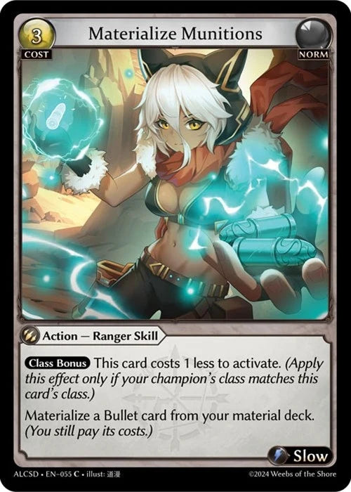 Materialize Munitions (055) (Alchemical Revolution Starter Decks) (ALCSD)