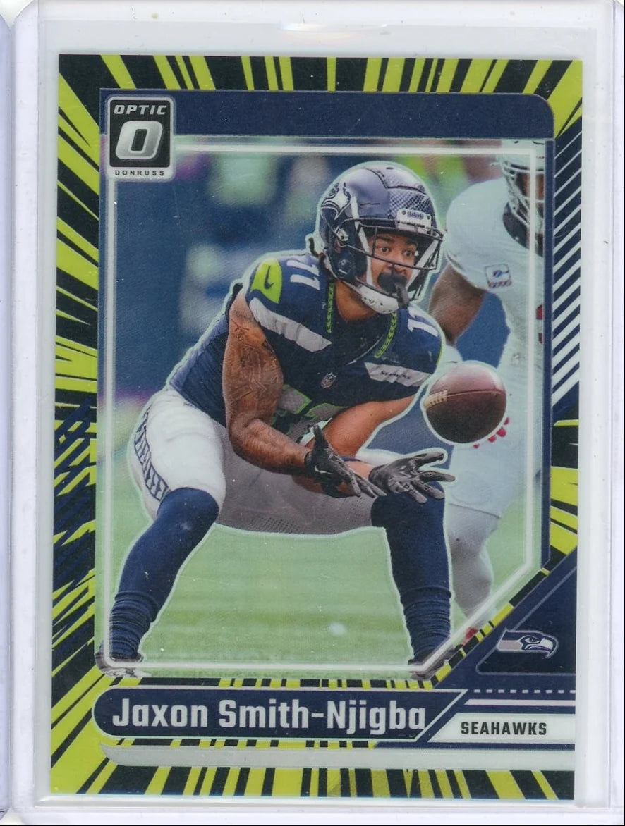 Jaxon Smith-Njigba 2024 Panini Donruss Optic Electricity prizm #'d 37/75
