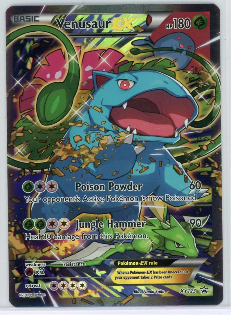 Venusaur EX 2016 Pokemon XY Promo #XY123 LP