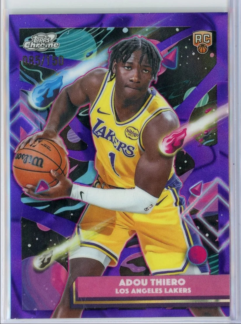 2025-2026 Adou Thiero Topps Cosmic Chrome #40 Purple /150