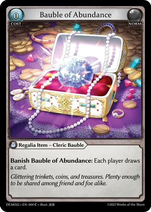 Bauble of Abundance (004) (2022 Demo Deck) (DEMO22)