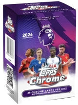 2025-26 Topps Chrome English Premier League Soccer Blaster Box