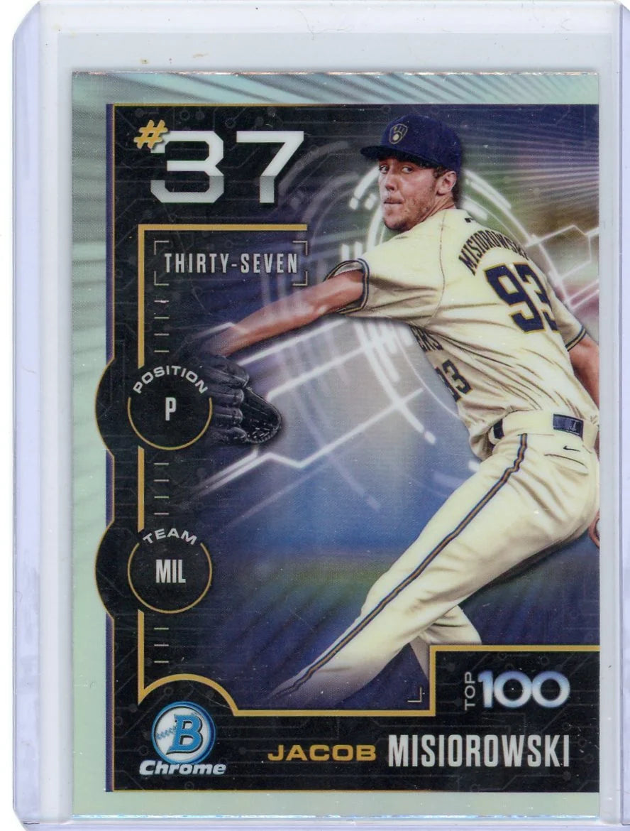 Jacob Misiorowski 2025 Bowman Chrome Scout's Top 100