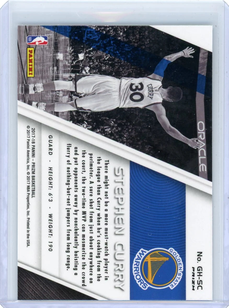 Stephen Curry 2017-18 Panini Prizm Fast Break Get Hyped!