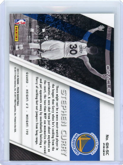 Stephen Curry 2017-18 Panini Prizm Fast Break Get Hyped!
