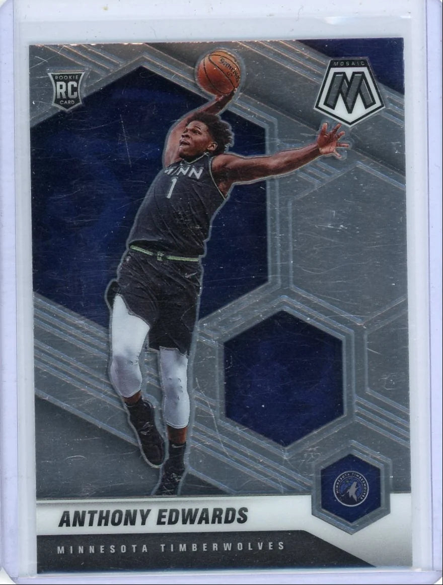 Anthony Edwards 2020-21 Panini Mosaic rookie card