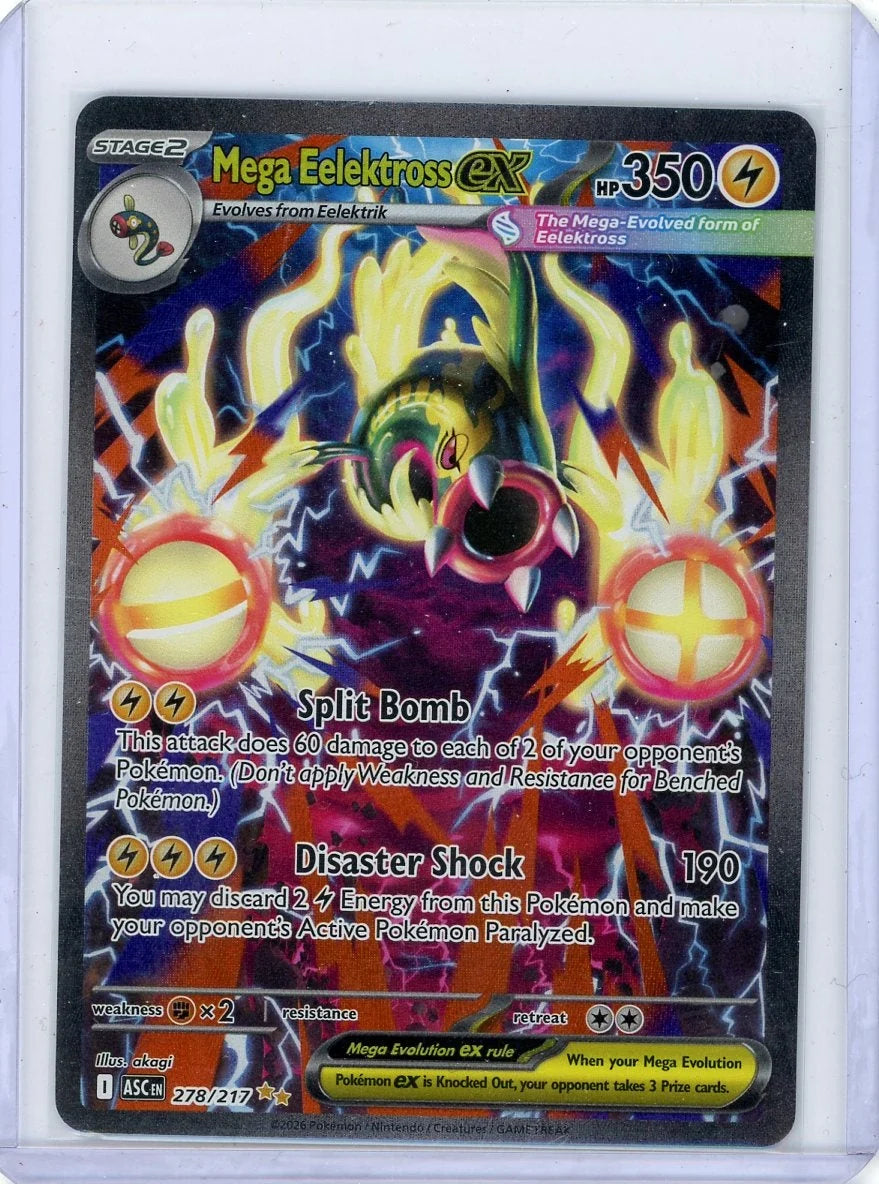 Mega Elektross EX Pokémon Ascended Heroes Special Illustration Rare #278/217