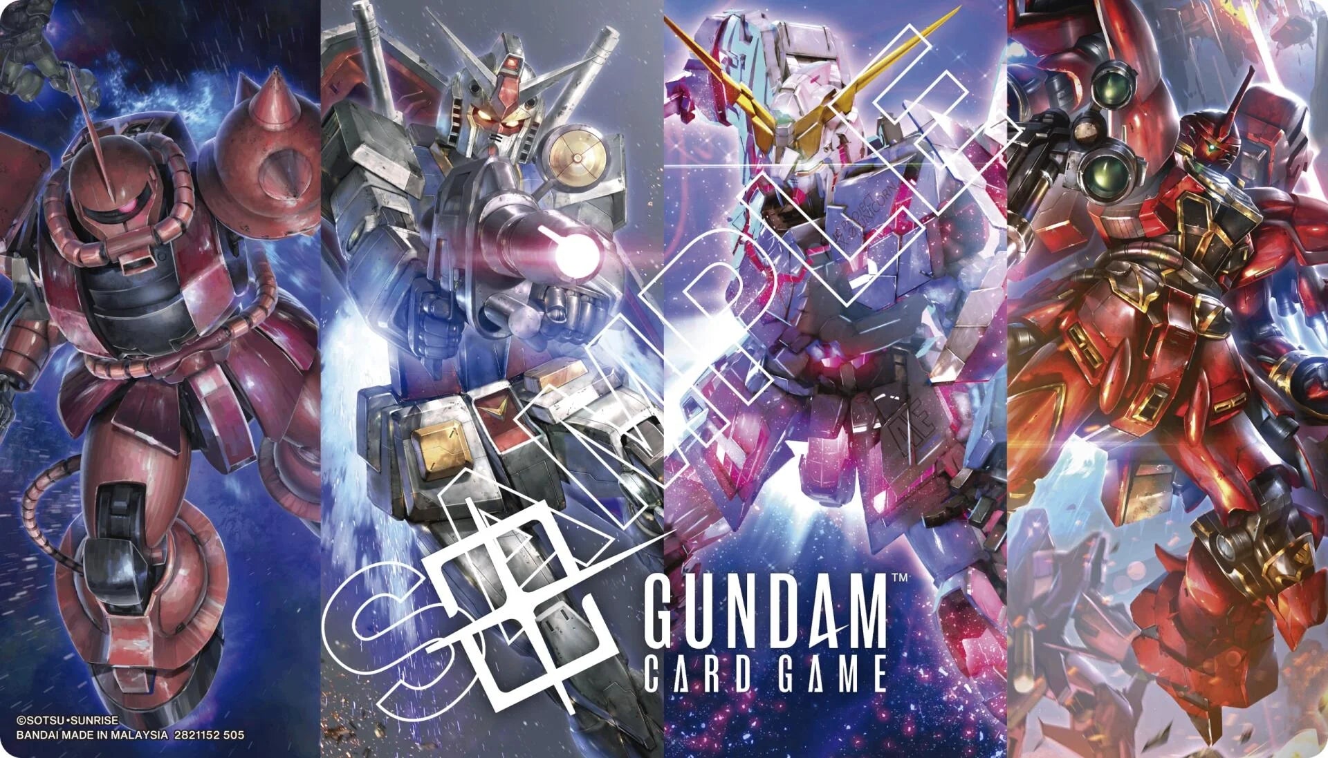 Gundam Card Game: First Combat EVX-01 Playmat