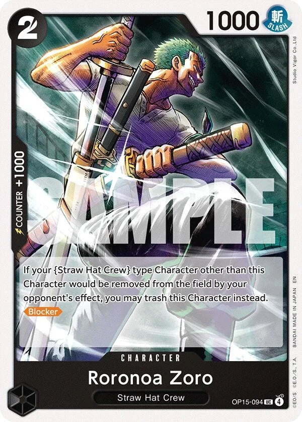 Roronoa Zoro (OP15-094) (OP15-094) (Adventure on Kami's Island) (OP15-EB04)