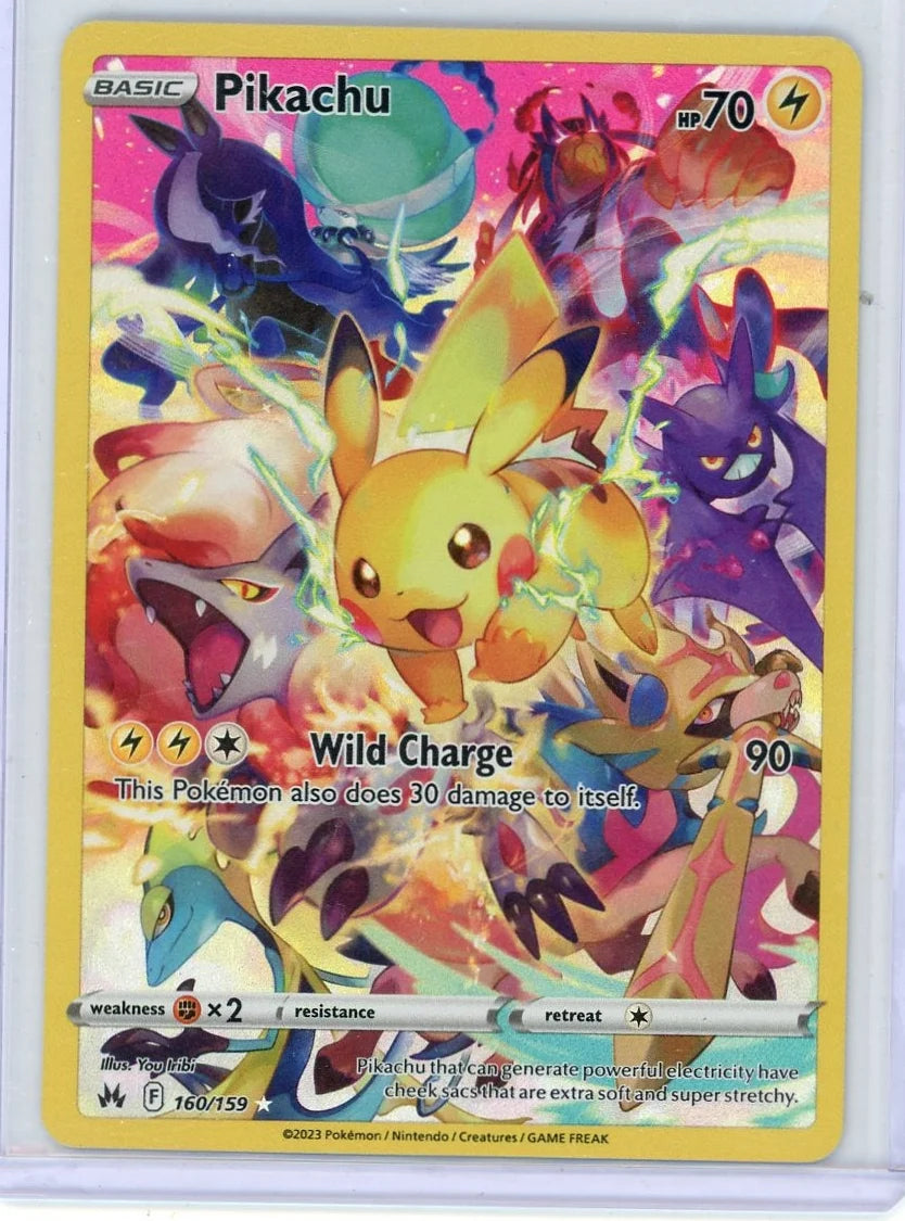 Pikachu Pokémon Crown Zenith Ultra Rare #160/159