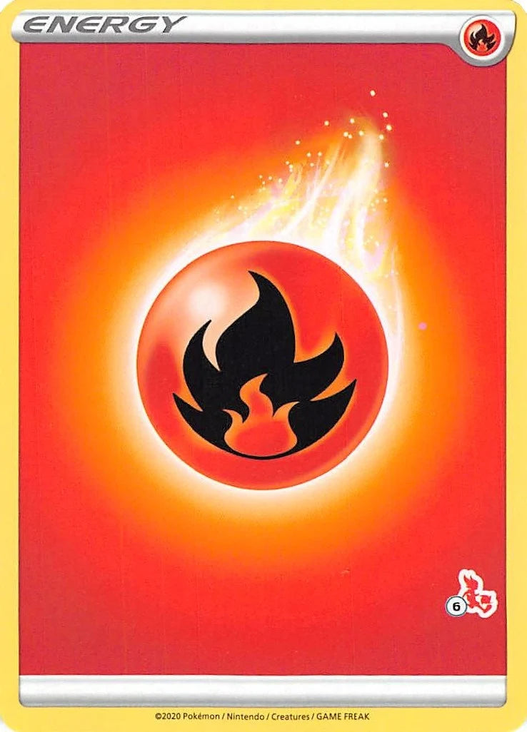 Fire Energy (#6 Cinderace Stamped) (Battle Academy 2022) (BA22)