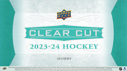 2023-24 Upper Deck Clear Cut Hockey Hobby Box