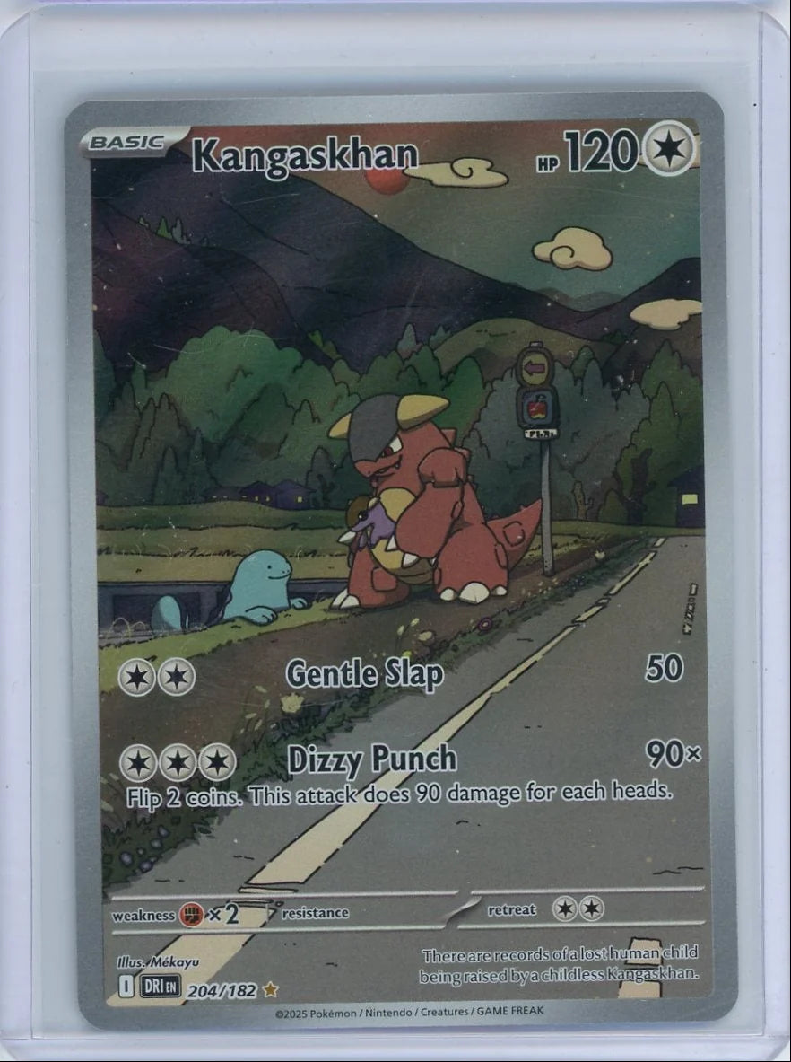 Kangaskhan Pokémon Destined Rivals Illustration Rare #204/182