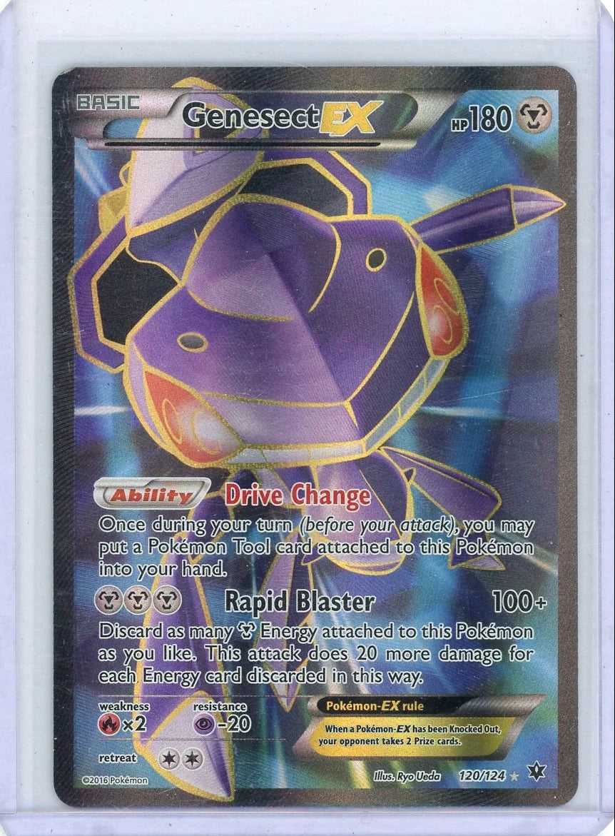 Genesect EX 2016 Pokemon Fates Collide Full Art #120/124