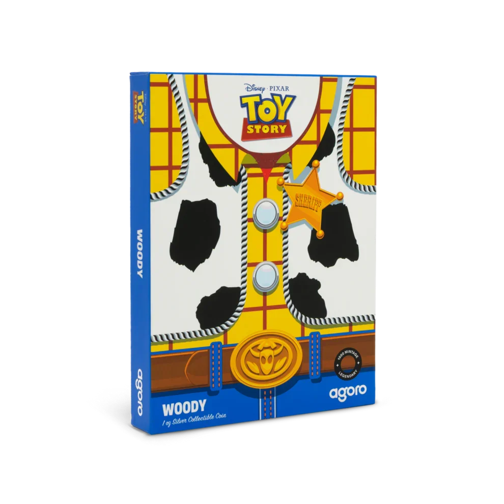 Disney Pixar Toy Story 30th Anniversary Woody 1oz Silver Coin