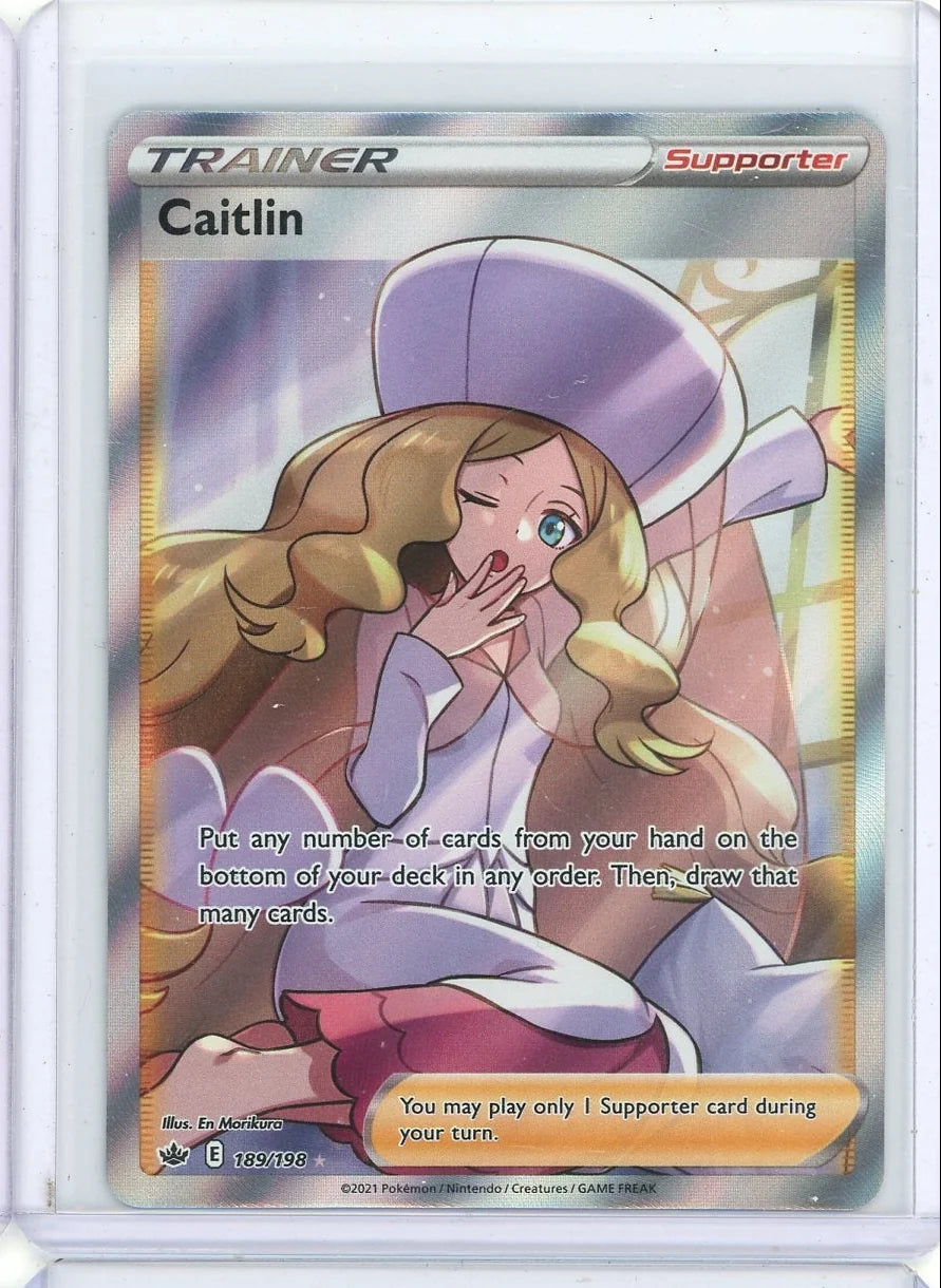 Caitlin 2021 Pokemon Chilling Reign #189/198